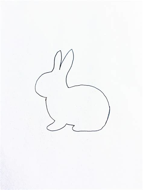 Free Bunny Outline Pictures Clipartix Bunny Tattoos Bunny Tattoo