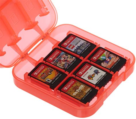 AmazonBasics Game Storage Case For Nintendo Switch Red Continue To The Item At The Photo Link