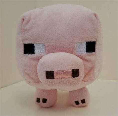 Mojang Minecraft Pig Plush Kids Toy Stuffed Animal 6 3769461315