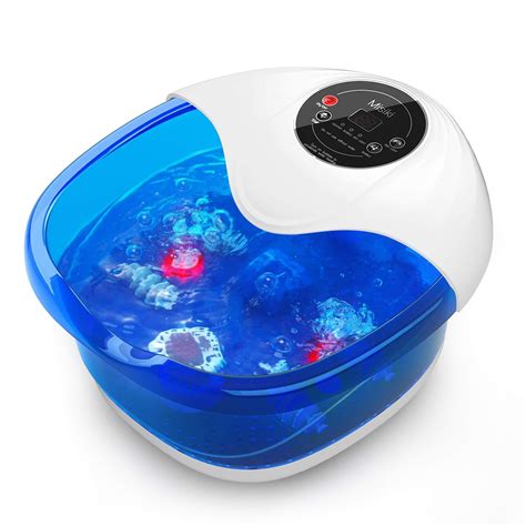 Foot Spa Misiki Foot Bath Massager With Heat Bubbles Vibration And Auto Shut Off 4 Massage