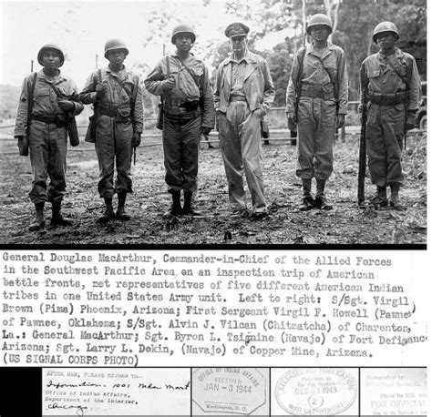 History Friday — Macarthurs 5th Air Force Indian Code Talkers