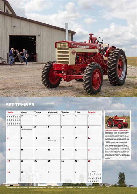 2024 Farmall Tractor Calendar Wall Calendar Octane Press