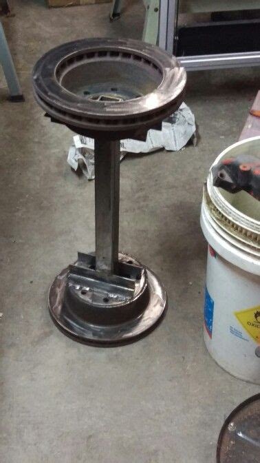 Brake Rotor Bar Stool For Shop Welded Metal Projects Recycled Metal