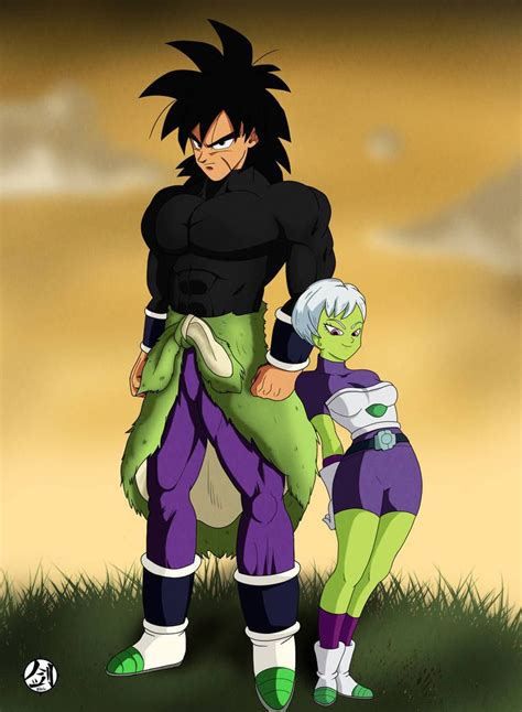 Broly And Cheelai By Blade3006 On
