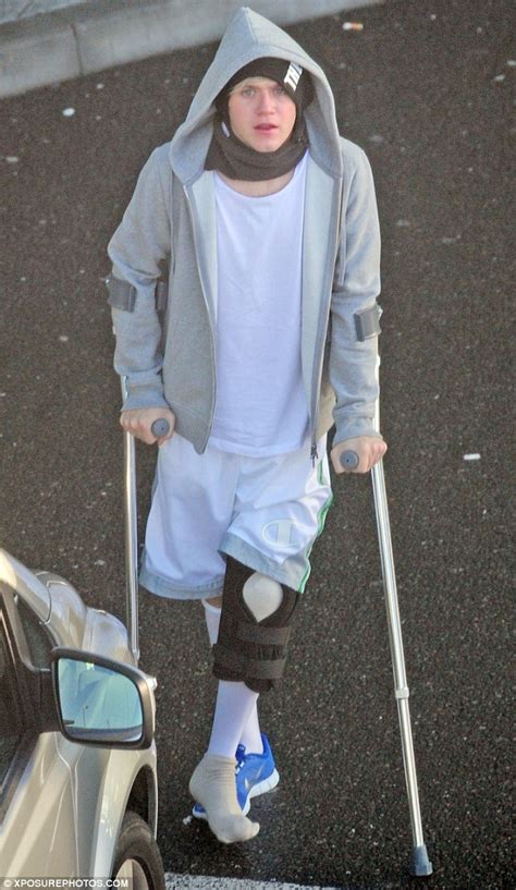 Niall Horan Walks With Crutches After Undergoing Major Knee Surgery