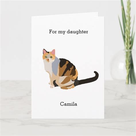 Calico Cat Birthday Card Zazzle