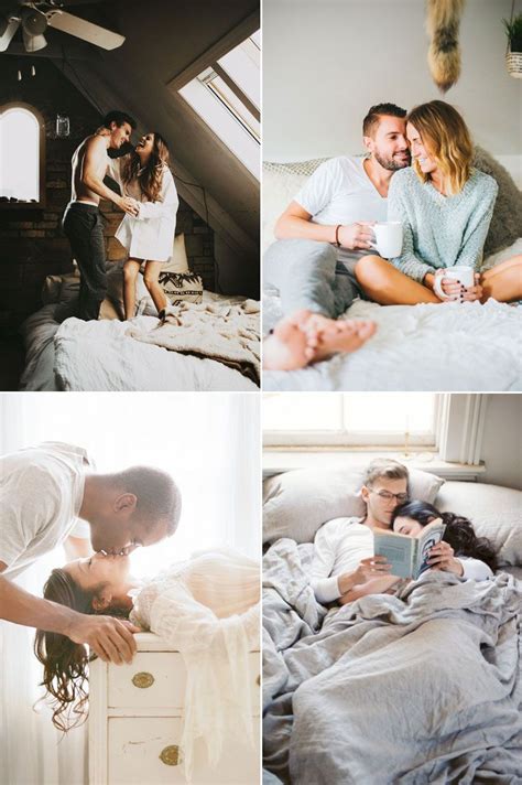 Top view of smiling young couple cuddling in bed in morning. Pin by Kaitie Litvinoff on Someday My Prince Will Come ...