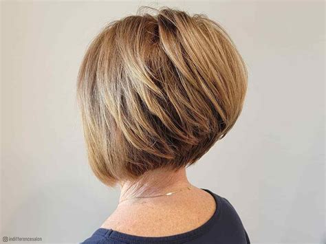 Stacked Bob Layered Short Hairstyles 2019 Hairstyle Guides