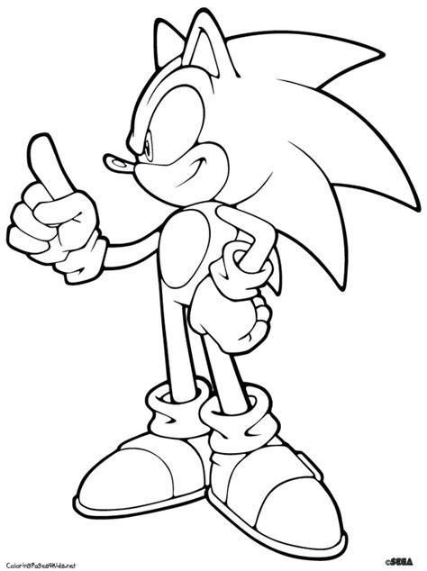 Sonic Para Colorear 97 Dibujos De Sonic Para Colorear Oh Kids