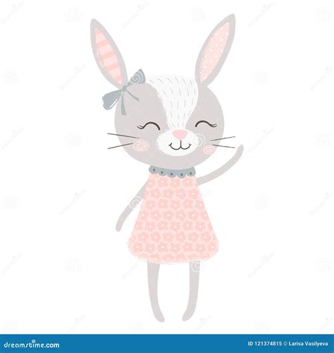 Cute Bunny Girl Stock Vector Illustration Of Animal 121374815