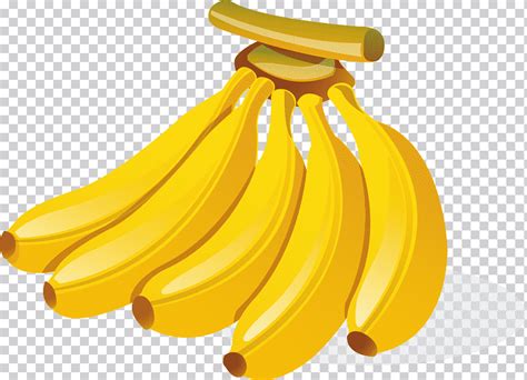 Ilustración De Cinco Frutas De Plátano Amarillo Ilustración De Dibujos