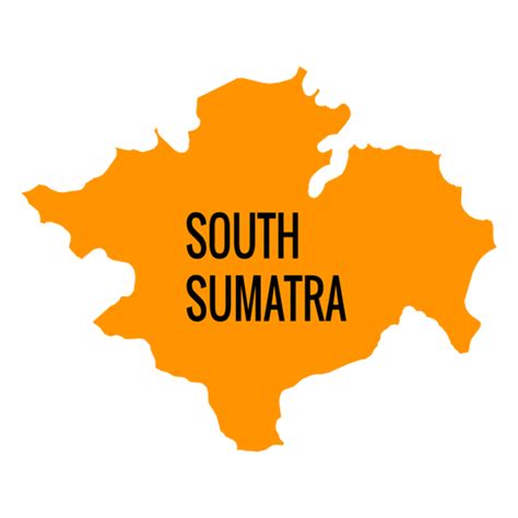 South Sumatra Province Map Png And Svg Design For T Shirts