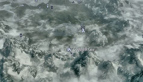 Image Crystaldrift Cave Maplocationpng Elder Scrolls Fandom