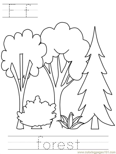 Forest Coloring Pages To Download And Print For Free
