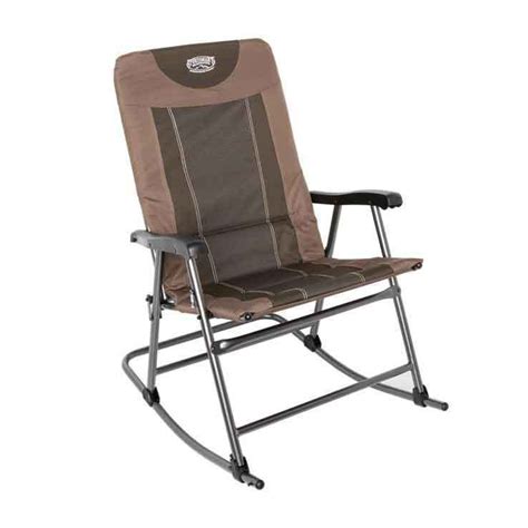 Sportsmans Warehouse Smooth Glide Padded Rocking Chair Earth