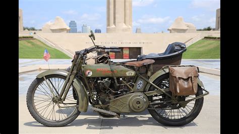 1918 Harley Davidson Stops At The National Wwi Museum And Memorial