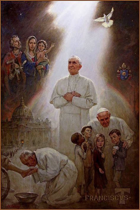 Official Portrait Of Pope Francis By Igor Babailov