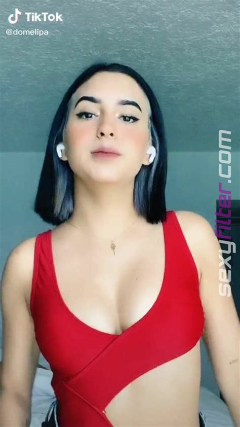 Erotic Dominik Elizabeth Resendez Robledo Shows Cleavage In Red Swimsuit Sexyfilter Com
