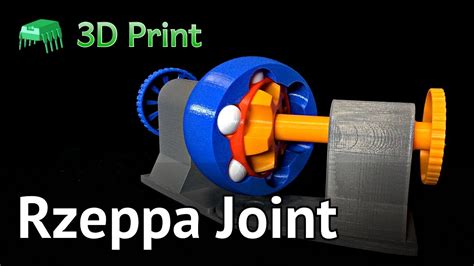 3d Print Rzeppa Joint Constant Velocity Mechanism Youtube