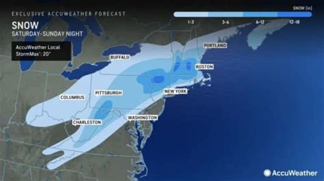 Here Are Brand New Snowfall Projections As Major Winter Storm Nears