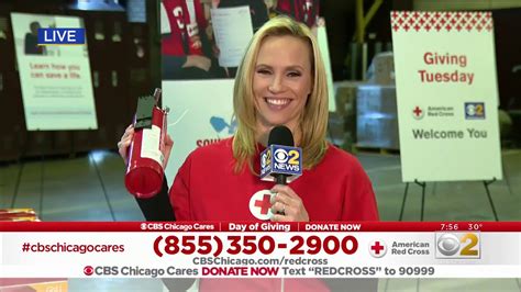 Ryan Baker And Megan Glaros Cbs Chicago Cares Telethon Youtube