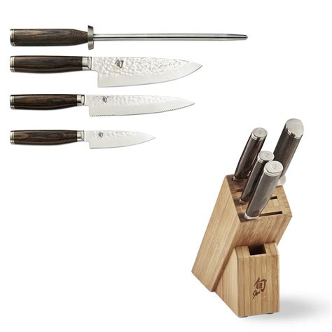 Shun Premier 5 Piece Knife Block Set Williams Sonoma Au