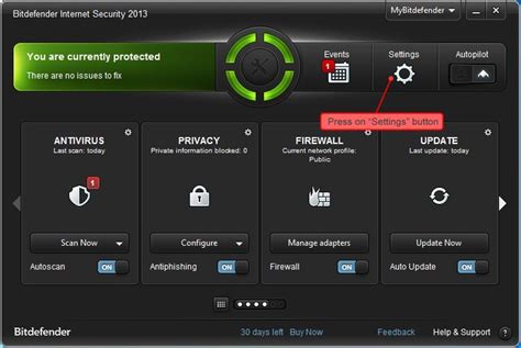 How To Configure Bitdefender Internet Security To Work With Internet