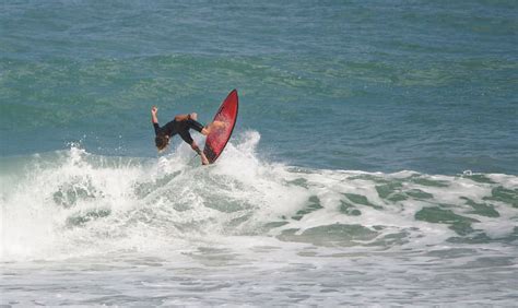 Surf Agua Océano Playa Mar Ola Verano Surfista Tabla De Surf