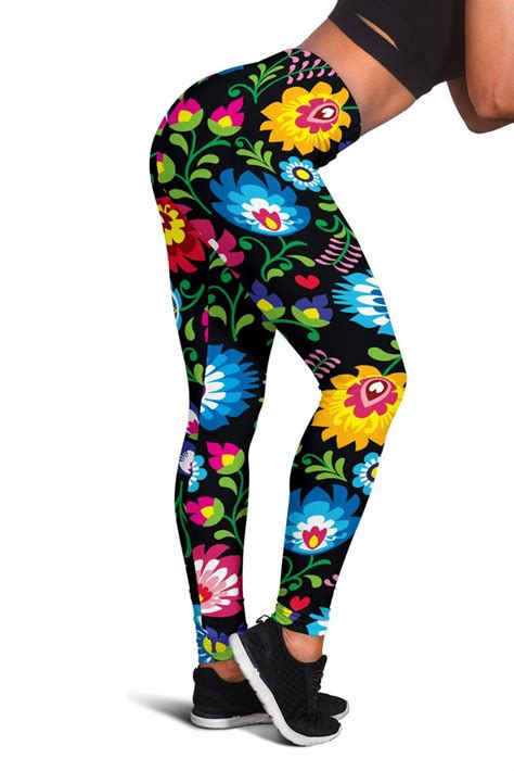 floral women s leggings your amazing design