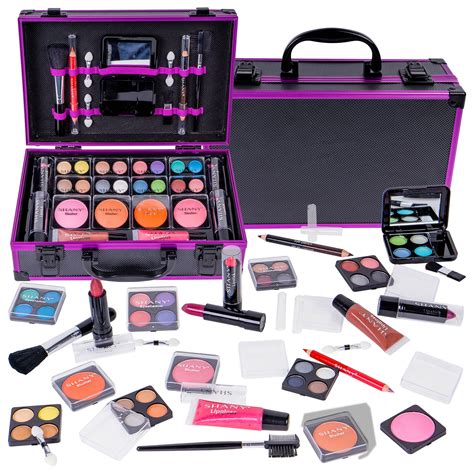 50 Value Shany Carry All Makeup Train Case With Pro Makeup And