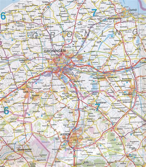 Wegenkaart Landkaart Autokaart Classic Nederland Falk 9789028703704 Reisboekwinkel De