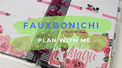 Fauxbonichihappynichi Plan With Me May 27 June 2 2019happy