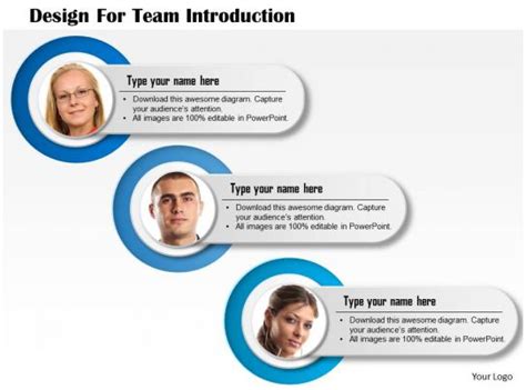 0714 Business Consulting Design For Team Introduction Powerpoint Slide