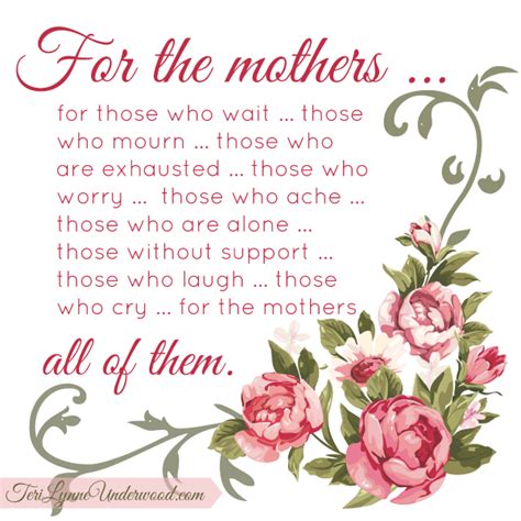 For The Mothers All Of Them