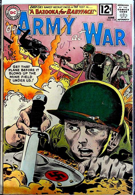 Our Army At War 119 1962 Comic Books Silver Age Dc Comics