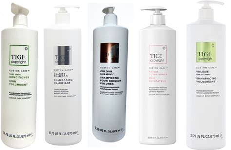 TIGI COPYRIGHT CUSTOM CARE Clarify Shampoo Color Repair Volume