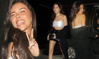 Madison Beer Shows Some Serious Skin In A Silver Tube Top Daily Mail