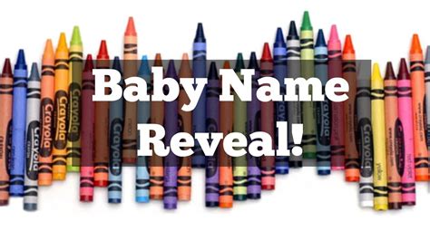 Baby Name Reveal Youtube
