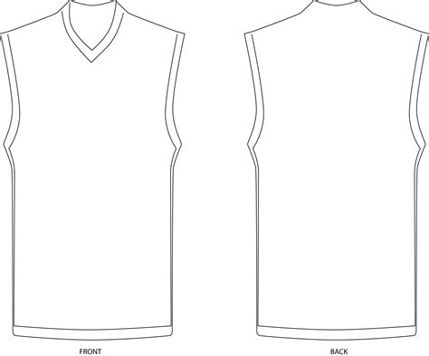 Printable Basketball Jersey Template Customize And Print