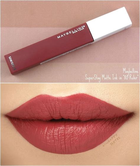 Maybelline Superstay Matte Ink 80 Ruler Review And Swatches