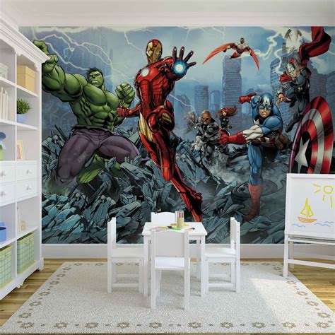 marvel avengers wall paper mural buy at europosters