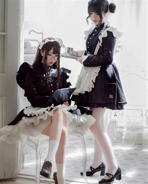 Maid Cosplay Female Pose Reference Pose Reference Photo Foto Fantasy Maid Dress Photography