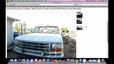 Sale will be to a private local buyer. Craigslist Grand Junction CO - Used Cars and Trucks by ...
