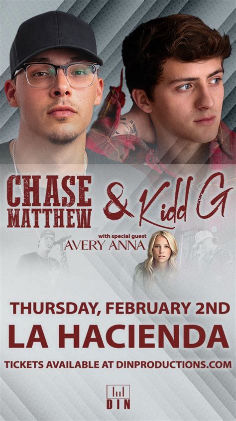 Chase Matthew And Kidd G La Hacienda Event Center Midland February 2