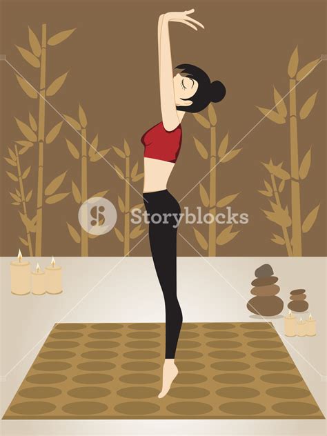 sexy girl doing yoga royalty free stock image storyblocks