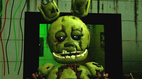 Springtrap Taking Off His Mask Test Youtube