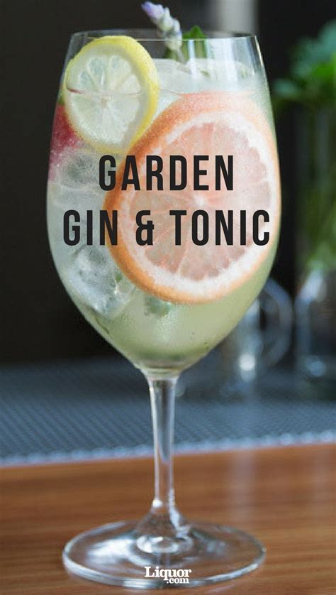 Garden Gin And Tonic Recipe Drinks Gin Drinks Alcohol Drink Recipes