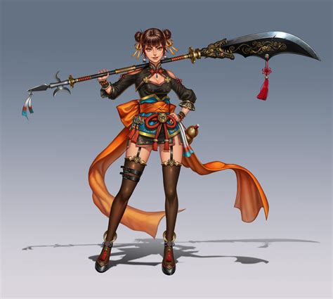 Artstation Character Design Oriental Spearman
