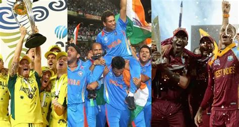 Icc World Cup Winners List 1975 2023 Odi And T20 Records Facts