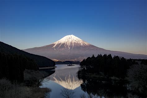 Scenics Nature Mt Fuji Mountains Of Japan Volcanic Crater Evening